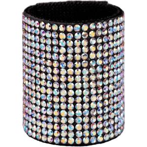 imagechass Glitz Ponytail Wrap  Hair Accessory with Bejewled Rhinestone CrystalsClear