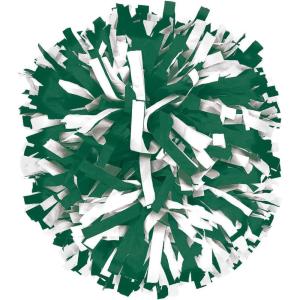 image1 inStock 2Color InStock Cheerleading Pom Sold IndividuallyForest Grn