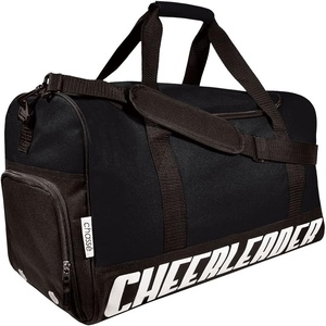 image:imagechass Girls Travel Sport Bag With Cheerleader ImprintBLACK