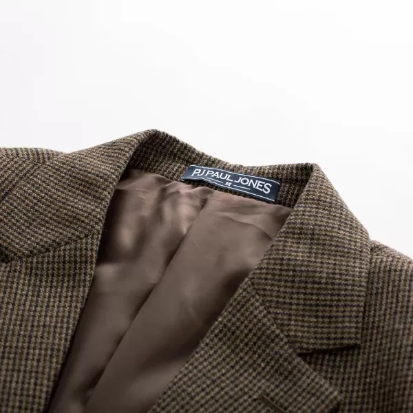 Herringbone Tweed Blazer British Wool Blend Sport Coat Jacket