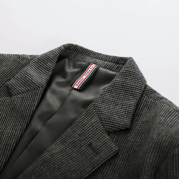 Herringbone Tweed Blazer British Wool Blend Sport Coat Jacket