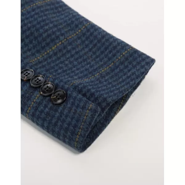 Herringbone Tweed Blazer British Wool Blend Sport Coat Jacket