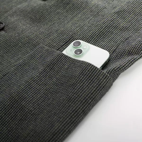 Herringbone Tweed Blazer British Wool Blend Sport Coat Jacket