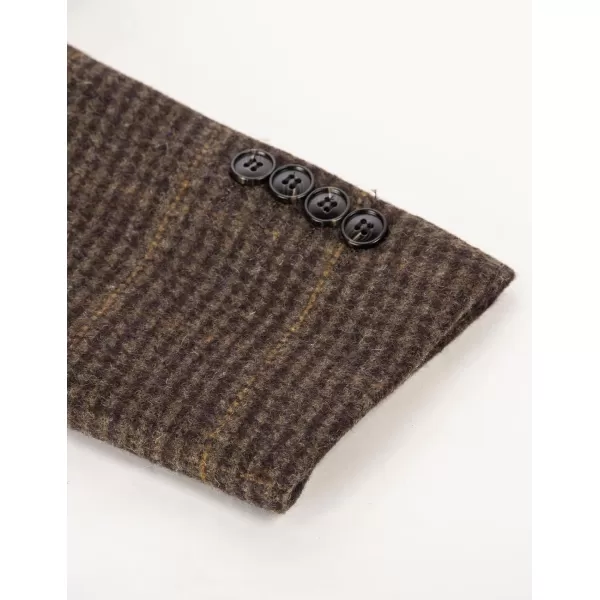 Herringbone Tweed Blazer British Wool Blend Sport Coat Jacket