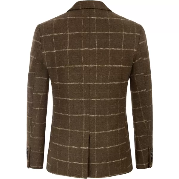 Herringbone Tweed Blazer British Wool Blend Sport Coat Jacket