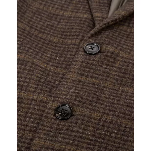 Herringbone Tweed Blazer British Wool Blend Sport Coat Jacket