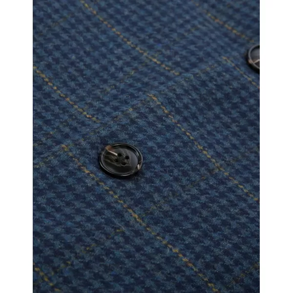 Herringbone Tweed Blazer British Wool Blend Sport Coat Jacket