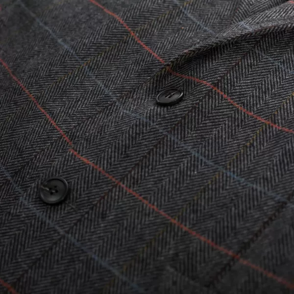 Herringbone Tweed Blazer British Wool Blend Sport Coat Jacket