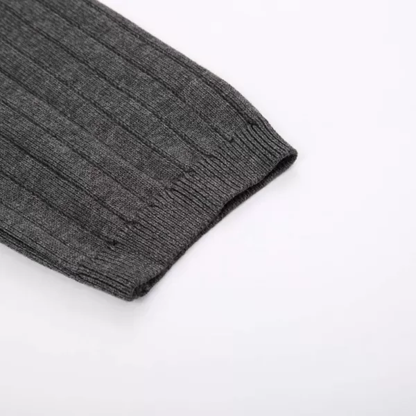 Men's Shawl Collar Open Front Long Cardigan Ribbed Knit Sweater with Pockets