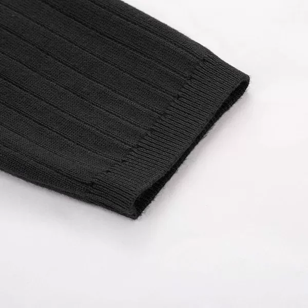 Men's Shawl Collar Open Front Long Cardigan Ribbed Knit Sweater with Pockets