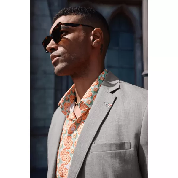 PJ PAUL JONES Mens Blazer Casual Cotton-Linen Sport Coat Lightweight 2 Button Unlined Suit Jackets