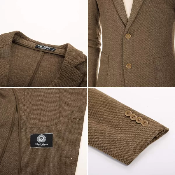 PJ PAUL JONES Mens Blazer Casual Lightweight Sport Coats Unlined Stretch Knit Suit Jacket