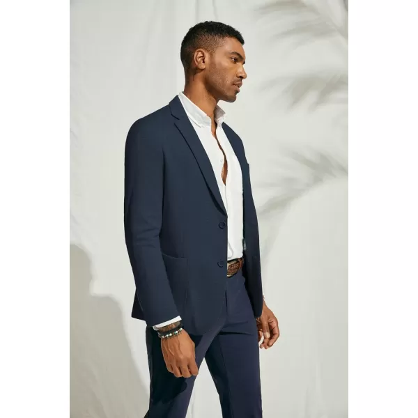 PJ PAUL JONES Mens Blazer Casual Lightweight Sport Coats Unlined Stretch Knit Suit Jacket