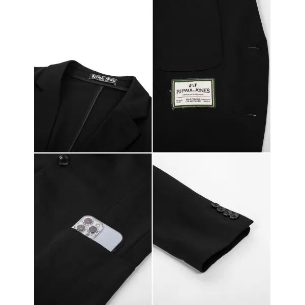 PJ PAUL JONES Mens Blazer Casual Lightweight Sport Coats Unlined Stretch Knit Suit Jacket
