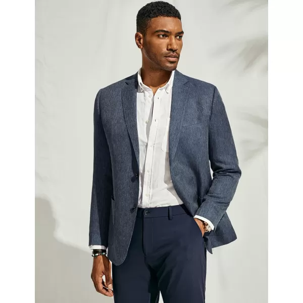 PJ PAUL JONES Mens Blazer Casual Sport Coats Regular Fit Two Button Suit Jacket Lightweight Sports Jacket