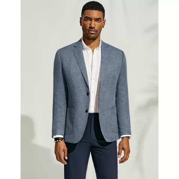 PJ PAUL JONES Mens Blazer Casual Sport Coats Regular Fit Two Button Suit Jacket Lightweight Sports Jacket