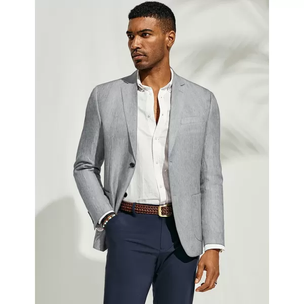 PJ PAUL JONES Mens Blazer Casual Sport Coats Regular Fit Two Button Suit Jacket Lightweight Sports Jacket