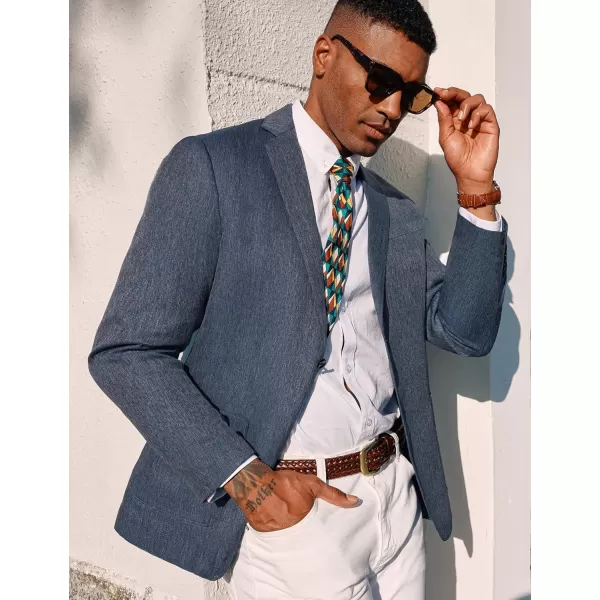 PJ PAUL JONES Mens Blazer Casual Sport Coats Regular Fit Two Button Suit Jacket Lightweight Sports Jacket