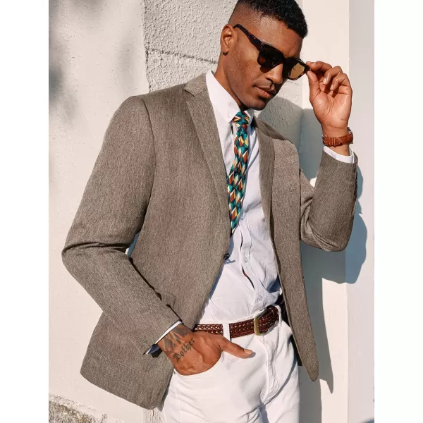 PJ PAUL JONES Mens Blazer Casual Sport Coats Regular Fit Two Button Suit Jacket Lightweight Sports Jacket