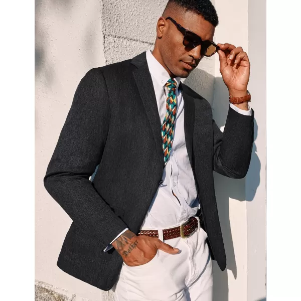 PJ PAUL JONES Mens Blazer Casual Sport Coats Regular Fit Two Button Suit Jacket Lightweight Sports Jacket