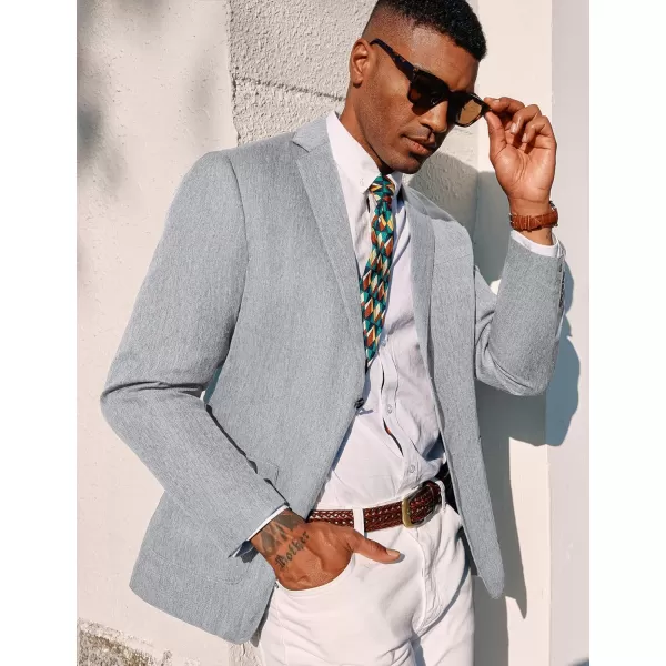 PJ PAUL JONES Mens Blazer Casual Sport Coats Regular Fit Two Button Suit Jacket Lightweight Sports Jacket
