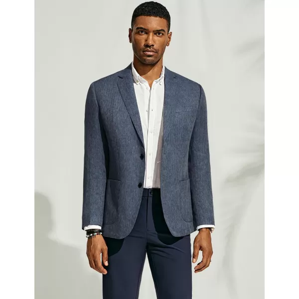 PJ PAUL JONES Mens Blazer Casual Sport Coats Regular Fit Two Button Suit Jacket Lightweight Sports Jacket