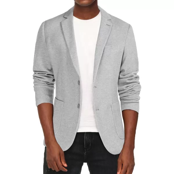 PJ PAUL JONES Mens Blazer Cotton Blend Unlined Knit Blazers Sport Coats 2 Buttons Blazer Jacket