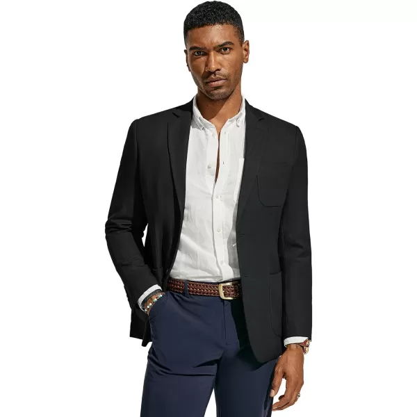 PJ PAUL JONES Men's Blazer Jacket Cotton Linen Sports Coats Regular Fit Two Buttons Herringbone Suit Jackets