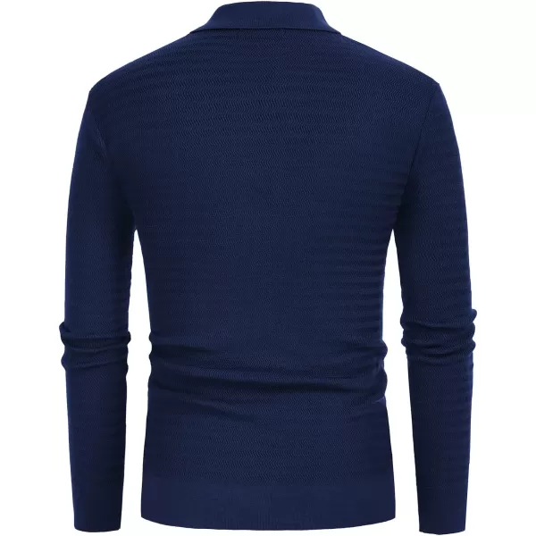 PJ PAUL JONES Mens Button Down Shirt Knitted Cardigan Sweaters Stripe Polo Shirts