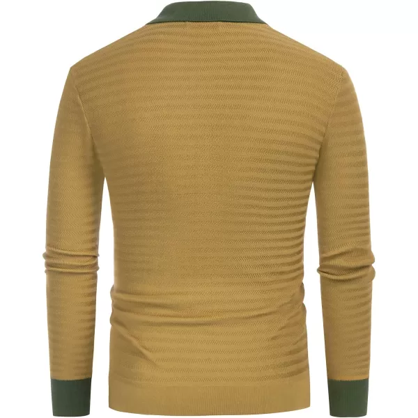 PJ PAUL JONES Mens Button Down Shirt Knitted Cardigan Sweaters Stripe Polo Shirts