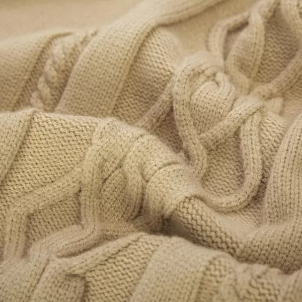 PJ PAUL JONES Mens Cable Knit Pullover Sweater Vintage Crewneck Warm Sweaters