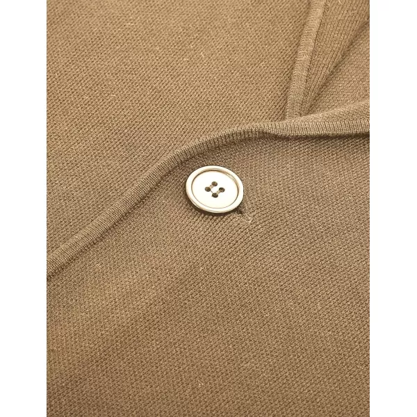PJ PAUL JONES Men's Cardigan Sweater Shawl Collar Button Down Knit Blazer Jacket Knitwear