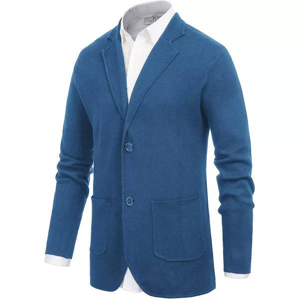 PJ PAUL JONES Men's Cardigan Sweater Shawl Collar Button Down Knit Blazer Jacket Knitwear