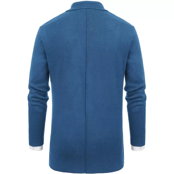 PJ PAUL JONES Men's Cardigan Sweater Shawl Collar Button Down Knit Blazer Jacket Knitwear