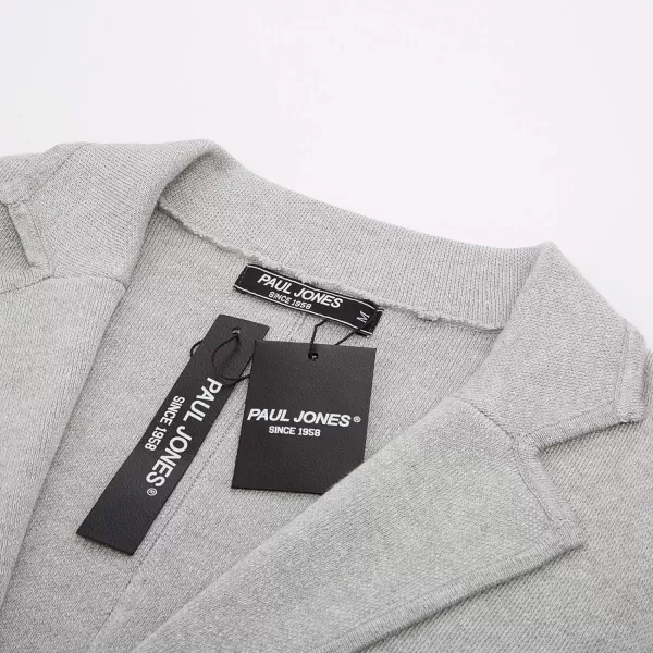 PJ PAUL JONES Men's Cardigan Sweater Shawl Collar Button Down Knit Blazer Jacket Knitwear