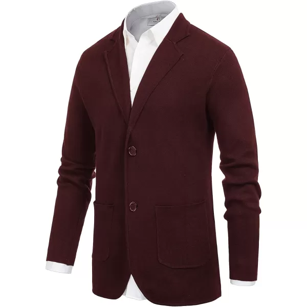 PJ PAUL JONES Men's Cardigan Sweater Shawl Collar Button Down Knit Blazer Jacket Knitwear