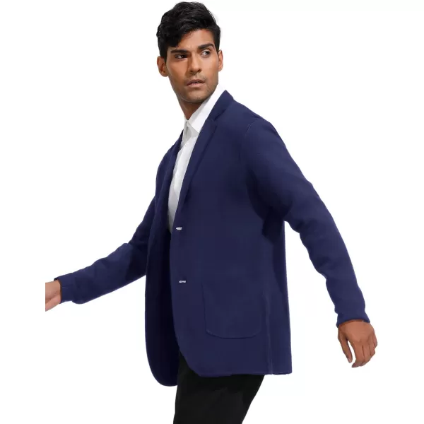 PJ PAUL JONES Men's Cardigan Sweater Shawl Collar Button Down Knit Blazer Jacket Knitwear