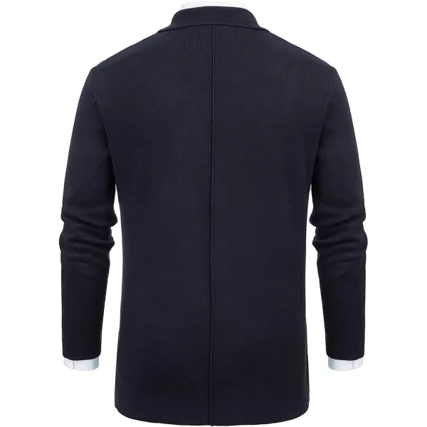 PJ PAUL JONES Men's Cardigan Sweater Shawl Collar Button Down Knit Blazer Jacket Knitwear