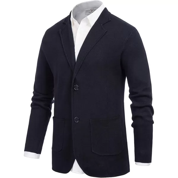 PJ PAUL JONES Men's Cardigan Sweater Shawl Collar Button Down Knit Blazer Jacket Knitwear