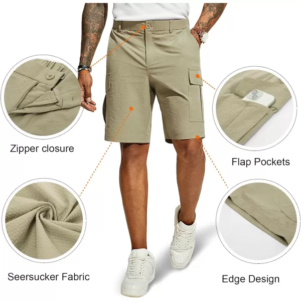 PJ PAUL JONES Men's Cargo Shorts Casual Outdoor Shorts Lightweight Work Shorts with Pockets
