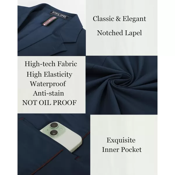 PJ PAUL JONES Men's Casual Blazer Jackets Lightweight Stretch Sports Coats Anti-Stain Blazer