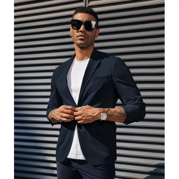 PJ PAUL JONES Men's Casual Blazer Jackets Lightweight Stretch Sports Coats Anti-Stain Blazer
