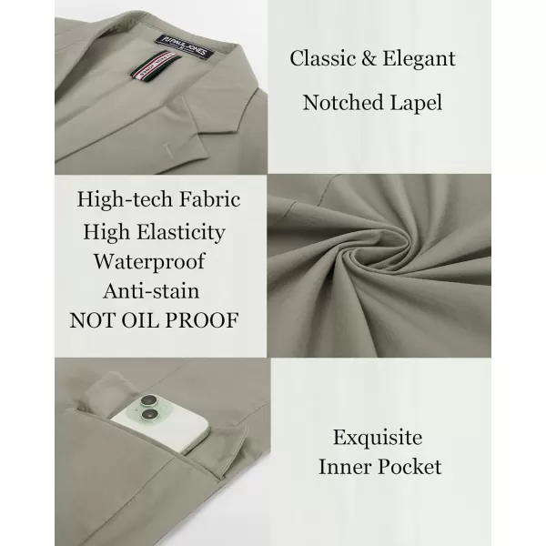 PJ PAUL JONES Men's Casual Blazer Jackets Lightweight Stretch Sports Coats Anti-Stain Blazer