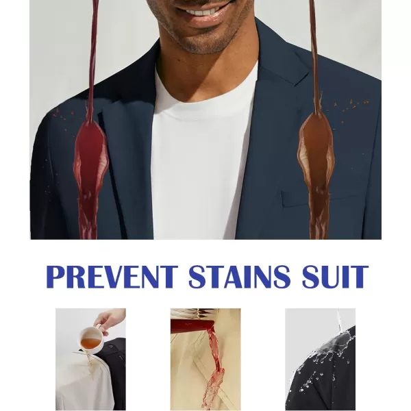 PJ PAUL JONES Men's Casual Blazer Jackets Lightweight Stretch Sports Coats Anti-Stain Blazer