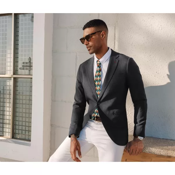 PJ PAUL JONES Men's Casual Blazer Lightweight Suit Jackets Regular Fit Two Button Summer Travel Sport Coats
