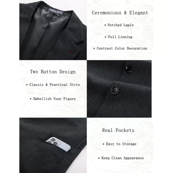 PJ PAUL JONES Men's Casual Blazer Lightweight Suit Jackets Regular Fit Two Button Summer Travel Sport Coats