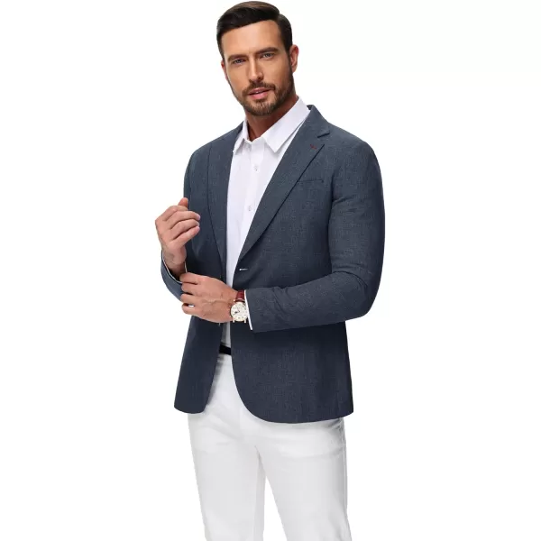 PJ PAUL JONES Men's Casual Blazer Lightweight Suit Jackets Regular Fit Two Button Summer Travel Sport Coats