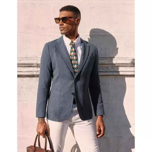 PJ PAUL JONES Men's Casual Blazer Lightweight Suit Jackets Regular Fit Two Button Summer Travel Sport Coats