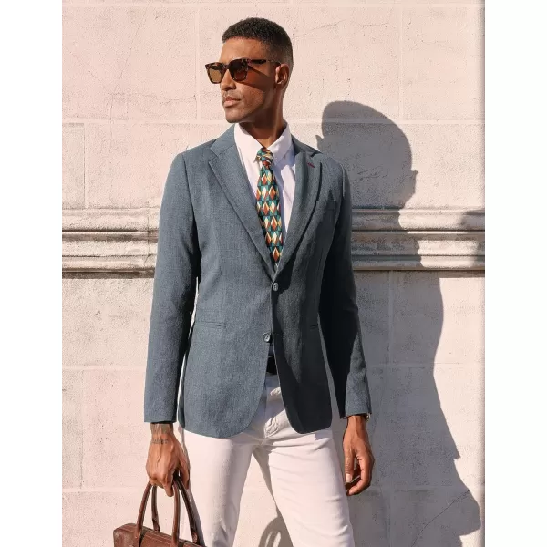 PJ PAUL JONES Men's Casual Blazer Lightweight Suit Jackets Regular Fit Two Button Summer Travel Sport Coats