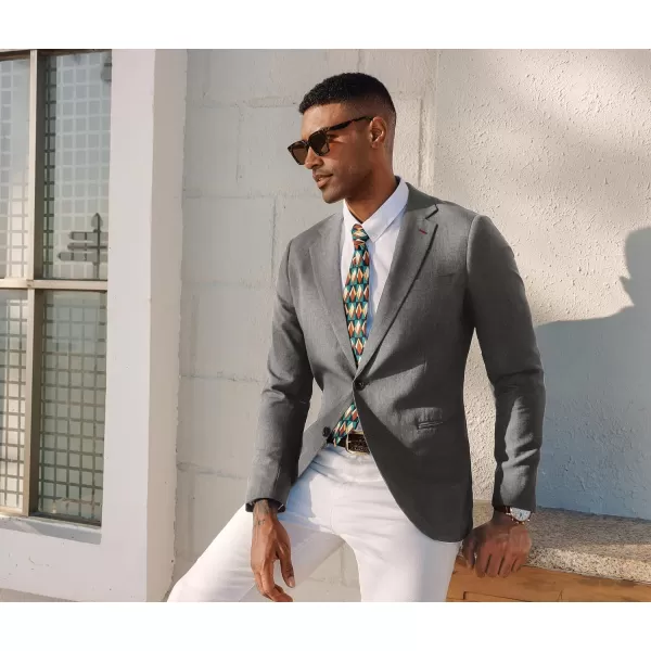 PJ PAUL JONES Men's Casual Blazer Lightweight Suit Jackets Regular Fit Two Button Summer Travel Sport Coats